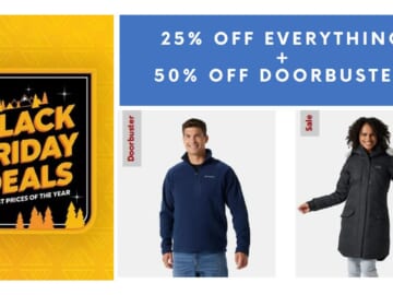 Columbia | 50% Off Doorbusters + 25% Off Everything + Free Shipping