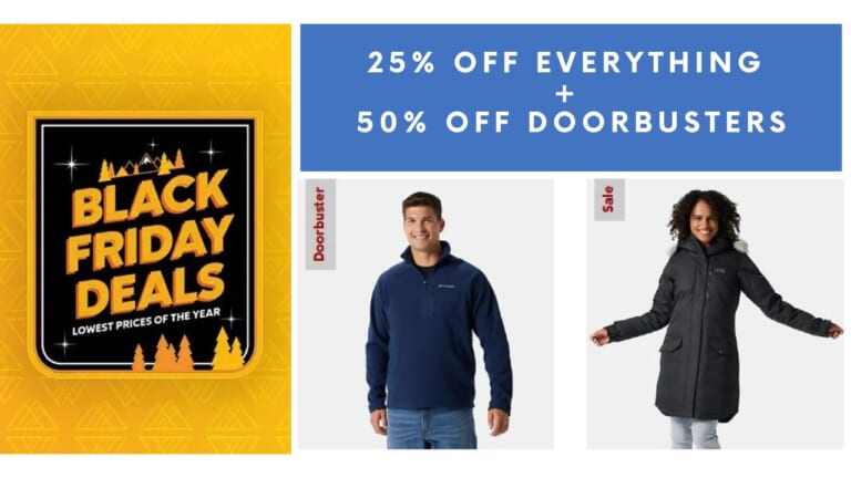 Columbia | 50% Off Doorbusters + 25% Off Everything + Free Shipping