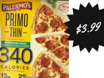 $3.99 Palermo’s Primo Thin Pizza at Lowes Foods