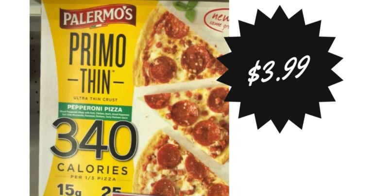 $3.99 Palermo’s Primo Thin Pizza at Lowes Foods