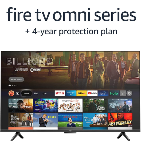 Amazon Cyber Deal! Fire TV Smart TV Protection Plan Bundles as low as $367.48 Shipped Free (Reg. $459.98)