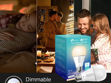 Amazon Cyber Monday! Kasa Smart Light Bulb LED Wi-Fi Smart Bulb $8.99 (Reg. $16.99) – 14.6K+ FAB Ratings! – Works with Alexa and Google Home