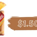 $1.50 Sara Lee Sliced Butter Bread at Publix