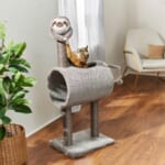 49-inch Frisco Animal Series Cat Tunnel with Scratching Post, Sloth $29.83 (Reg. $60) + Unicorn only $33.87 (Reg. $68)