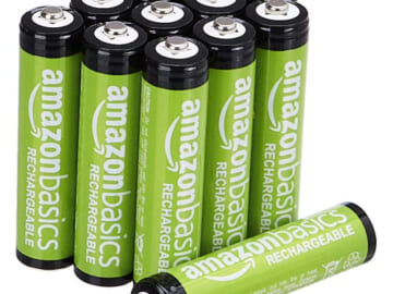 12-Pack Amazon Basics AAA Performance 800 mAh Rechargeable Batteries as low as $10.40 Shipped Free (Reg. $13.59) – $0.87 Each! – Pre-Charged, Recharge up to 1000x