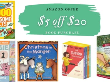 Amazon | Instant $5 Off $20 Book Purchase