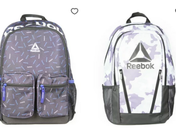 Reebok Backpacks only $10!