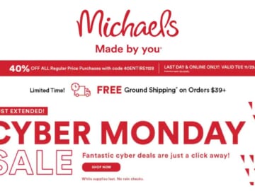 Michael’s Coupon Code | 40% Off Regular Price