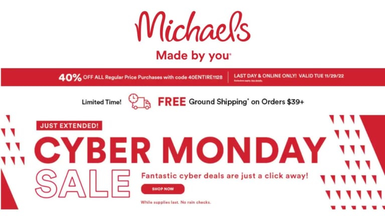 Michael’s Coupon Code | 40% Off Regular Price