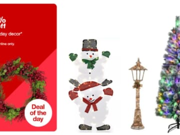 50% Off Holiday Decor at Target