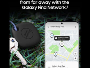 SAMSUNG Galaxy SmartTag+ Plus Bluetooth Tracker $31.03 Shipped Free (Reg. $40)