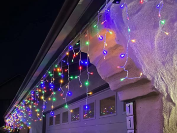 360 LED Color Changing Christmas Icicle Lights, 29.5 ft $13.50 After Coupon (Reg. $32) + Free Shipping – FAB Ratings!