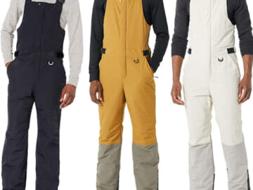 Amazon Essentials Men’s Water-Resistant Insulated Snow Bib Overall $21.90 (Reg. $39.90) – FAB Ratings! 3 Colors, S-XXL!