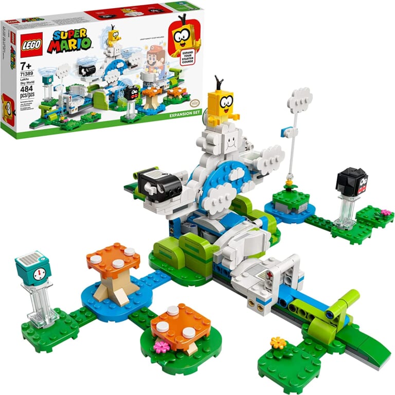 LEGO Super Mario Lakitu Sky World Expansion 484-Piece Building Kit $20.99 (Reg. $40) – 1.4K+ FAB Ratings!