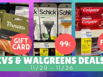 Video: Top CVS & Walgreens Deals 11/20-11/26