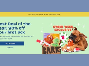 BarkBox | $5 For First Box of Treats & Toys