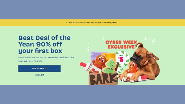 BarkBox | $5 For First Box of Treats & Toys