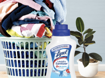 Save BIG on Lysol Laundry Sanitizer!