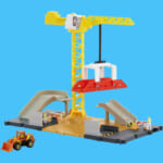 Matchbox Action Drivers Construction Playset with Moving Crane $11.24 (Reg. $24) – With Car-Activated Features + 1 Matchbox Toy Bulldozer