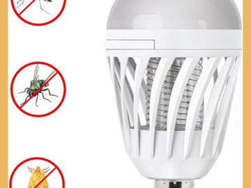 Bug Zapper 2-in-1 LED 60W Light Bulb $6.97 (Reg. $14.99) – Keeps Bugs Away