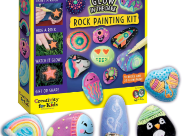 Creativity for Kids Glow in the Dark Rock Painting Kit $9.16 (Reg. $16) – 29K+ FAB Ratings!