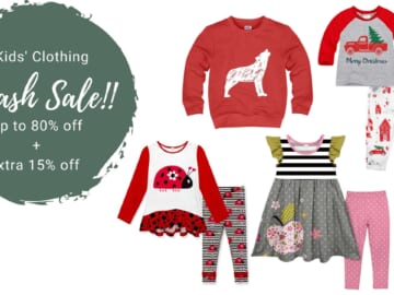 Flash Sale | Up to 80% Off Kids’ Clothing