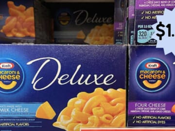 $1.04 Kraft Deluxe Mac & Cheese | Kroger Mega Deal