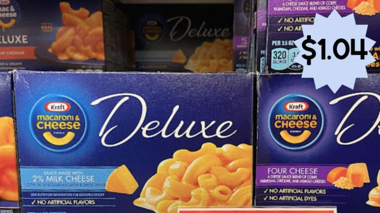 $1.04 Kraft Deluxe Mac & Cheese | Kroger Mega Deal