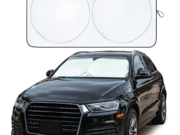 Today Only! Car Windshield Sun Shade with Storage Pouch $12.27 (Reg. $25.99) – FAB Ratings!