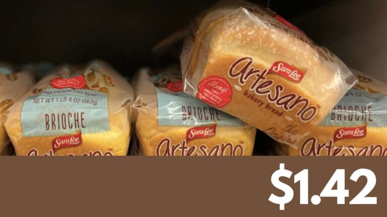 $1.42 Sara Lee Artesano Bread at Publix