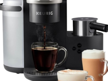 Today Only! Keurig K-Cafe Single Serve K-Cup Coffee Maker $99.99 Shipped Free (Reg. $189.99) – Prepare tasty latte, cappuccino and espresso, just the way you like!