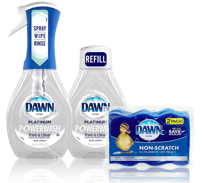 Dawn Free & Clear Powerwash Dish Spray Bundle only $7.69 shipped!