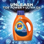 THREE Bottles 59 Loads Tide Ultra Oxi Laundry Detergent Liquid Soap as low as $8.19 EACH (Reg. $13) + Free Shipping – $0.14/Load + Buy 3, save $10