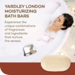 FOUR Bars Yardley London Moisturizing Bath Soap with Pure Cocoa, Shea Butter and Vitamin E, 4 oz as low as $1.25 EACH (Reg. $5) + Free Shipping + Buy 4, save 5%