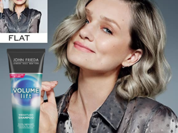 FOUR 8.45 Oz Tubes John Frieda Volume Lift Lightweight Shampoo as low as $5.25 EACH After Coupon (Reg. $7.98) + Free Shipping! Volumizing Shampoo for Fine or Flat Hair! + Buy 4, Save 5%