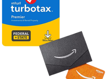 TurboTax Premier 2022 [Download] + $10 Amazon Gift Card $92.99 (Reg. $115)