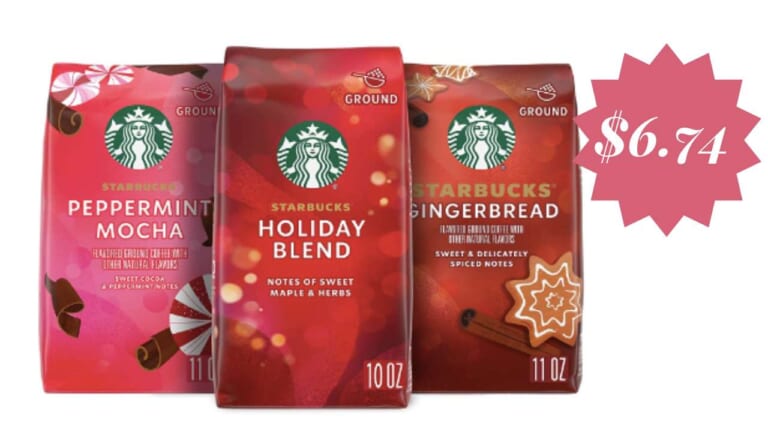 $6.74 Starbucks Ground Coffee | Kroger Mega Deal