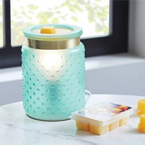 Better Homes & Gardens Full Size Wax Warmer, Hobnail $10 (Reg. $16.48) – No flame or soot residue!