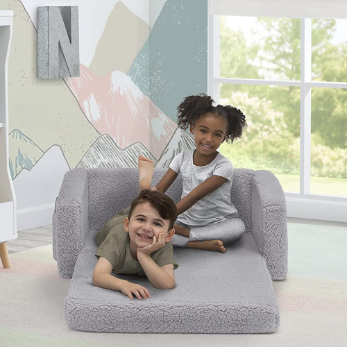 Kids’ Flip-Out Sherpa 2-in-1 Convertible Sofa to Lounger $47.99 Shipped Free (Reg. $100)