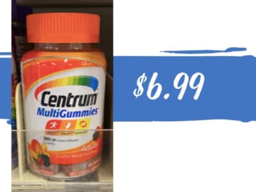 $6.99 Centrum Vitamins with Stacking Deals