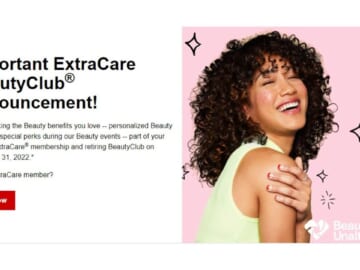 CVS ExtraCare BeautyClub Will Retire 12/31