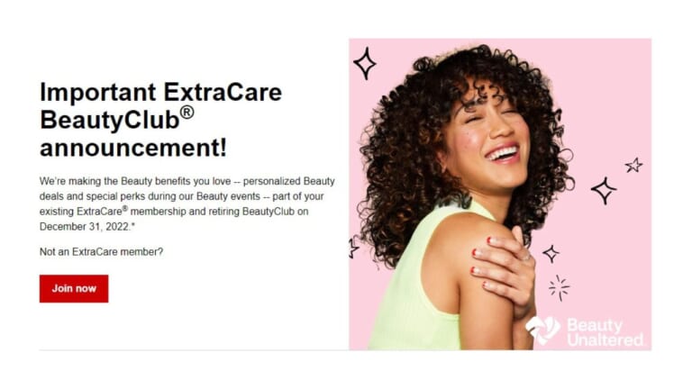 CVS ExtraCare BeautyClub Will Retire 12/31