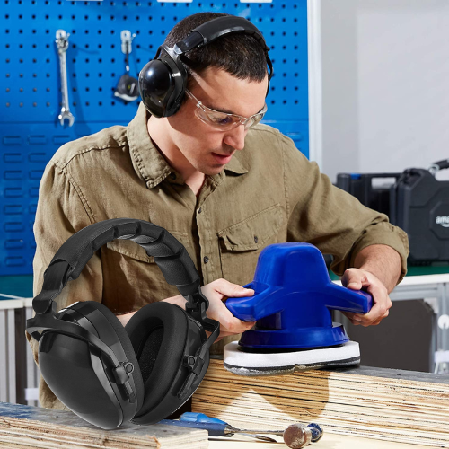 Amazon Basics Noise-Reduction Safety Earmuffs Ear Protection $6.14 (Reg. $11.81)