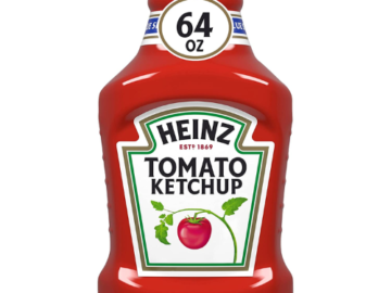 FOUR Bottles of Heinz Tomato Ketchup, 64 Oz as low as $4.78 EACH Bottle (Reg. $7) + Free Shipping! + Buy 4, Save 5%