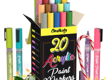 20-Count Acrylic Paint Markers as low as $16.11 Shipped Free (Reg. $25.95) – 81¢/marker!