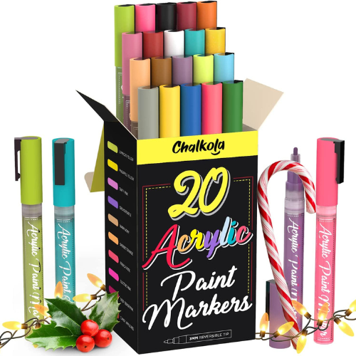 20-Count Acrylic Paint Markers as low as $16.11 Shipped Free (Reg. $25.95) – 81¢/marker!