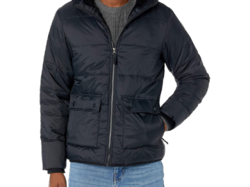 Amazon Essentials Men’s Water-Resistant Sherpa-Lined Puffer Jacket $27.40 Shipped Free (Reg. $57.30) – 5 Colors!