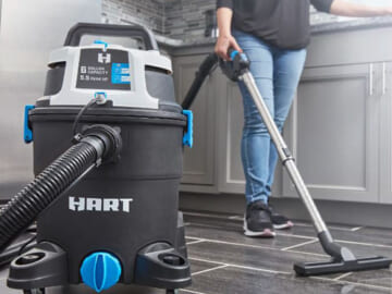 HART 3-in-1 Wet/Dry Shampoo Vac, 6 Gallon 5.5 Peak HP Vacuum Cleaner $49 Shipped Free (Reg. $179)