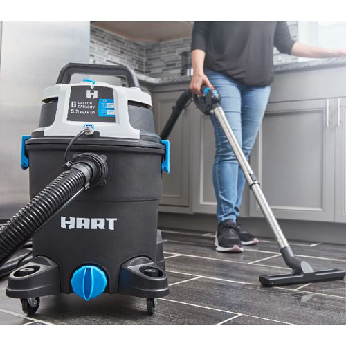 HART 3-in-1 Wet/Dry Shampoo Vac, 6 Gallon 5.5 Peak HP Vacuum Cleaner $49 Shipped Free (Reg. $179)