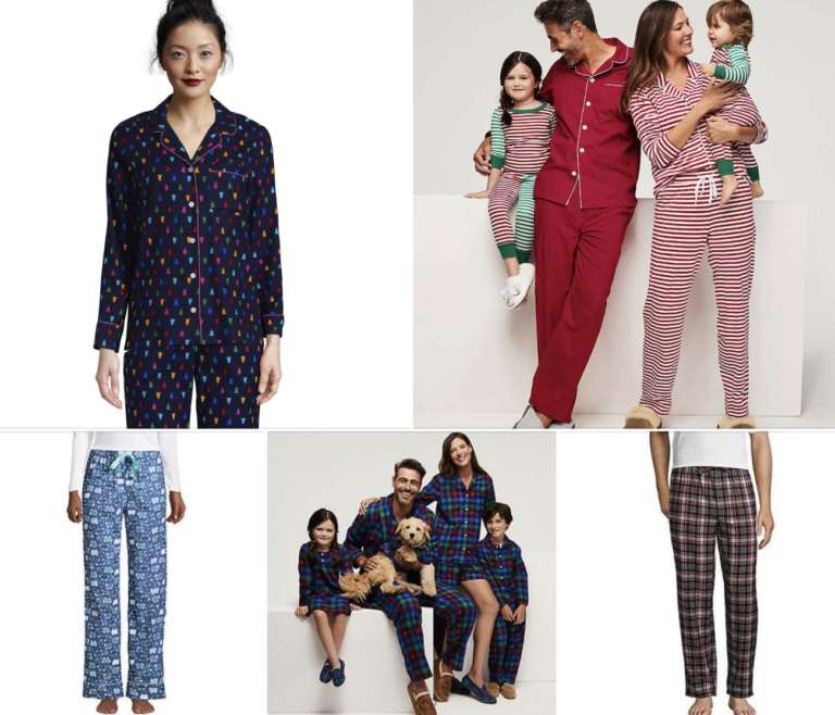 Lands’ End: Men and Women’s Flannel Pajama Pants only $9.98!